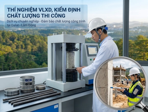 Thí nghiệm, kiểm định vật liệu xây dựng